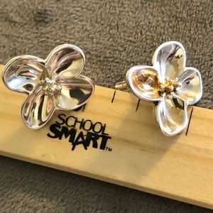 rlm studio robert lee morris sterling silver flower earrings